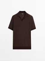 Polo en maille 100 % coton