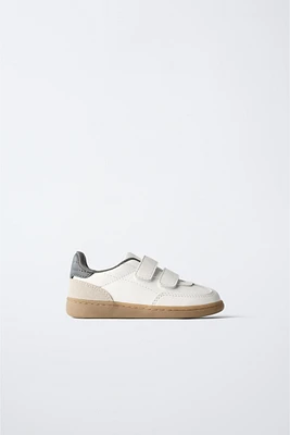 LEATHER STRAP SNEAKERS