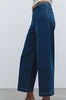JEAN Z1975 COUPE LARGE, LONGUEUR RACCOURCIE, TAILLE HAUTE ET CEINTURE
