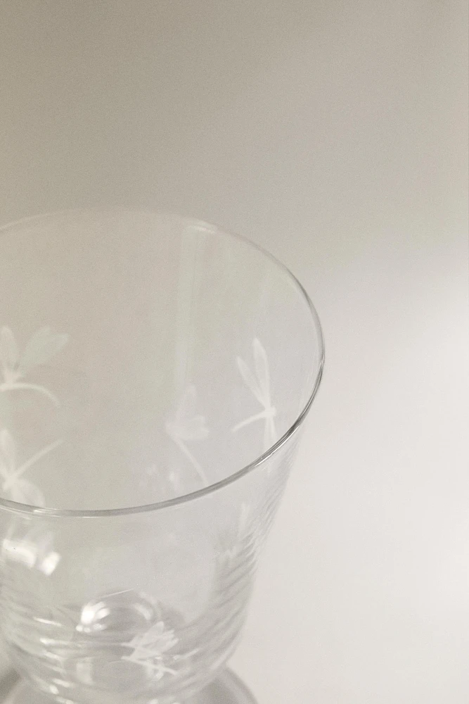 SILK SCREEN WINE GLASS