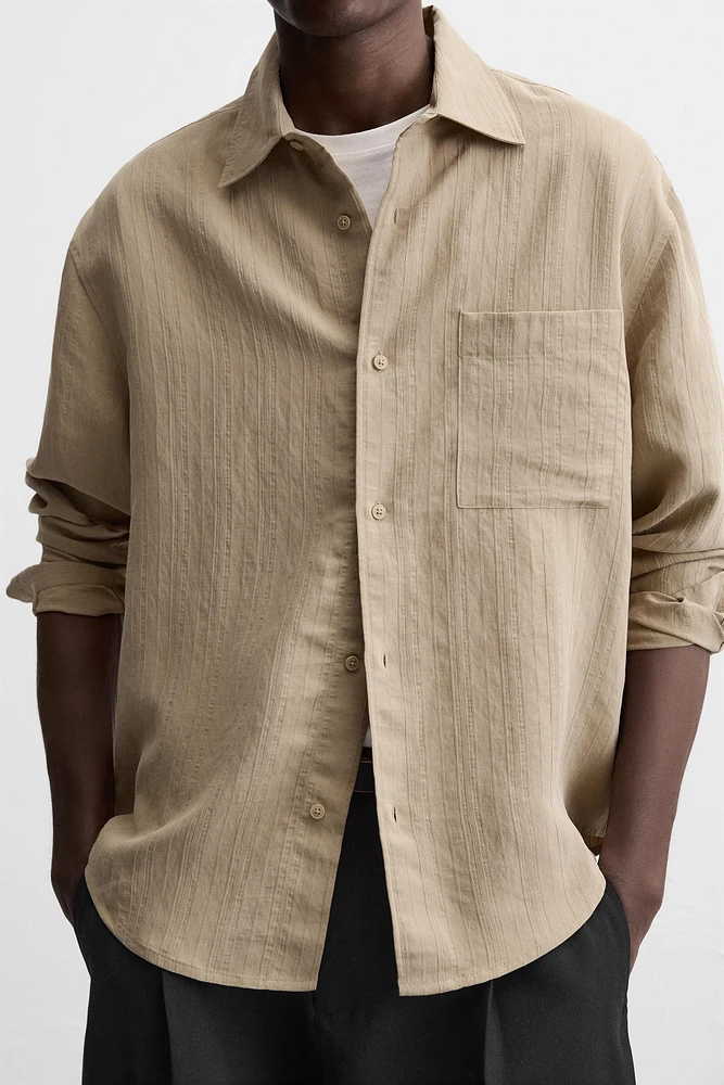 CHEMISE FLUIDE À POCHE