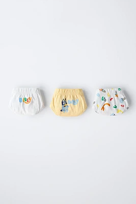 2-6 YEARS/ THREE-PACK OF BLUEY © LUDO STUDIO BRIEFS