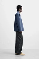 WASHED SMOCK OVERSHIRT