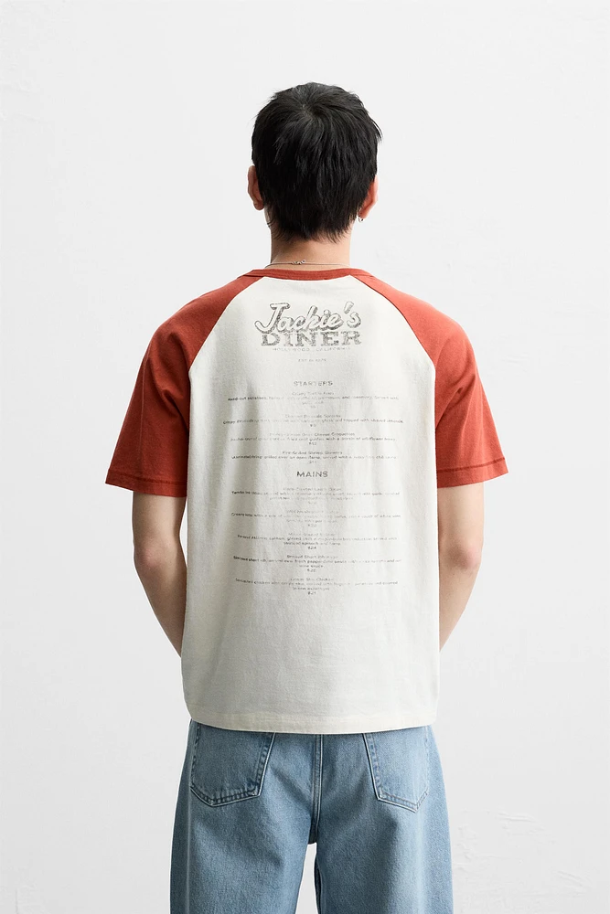 WASHED PRINTED T-SHIRT