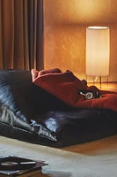 SEAMED LEATHER BEAN BAG CHAIR