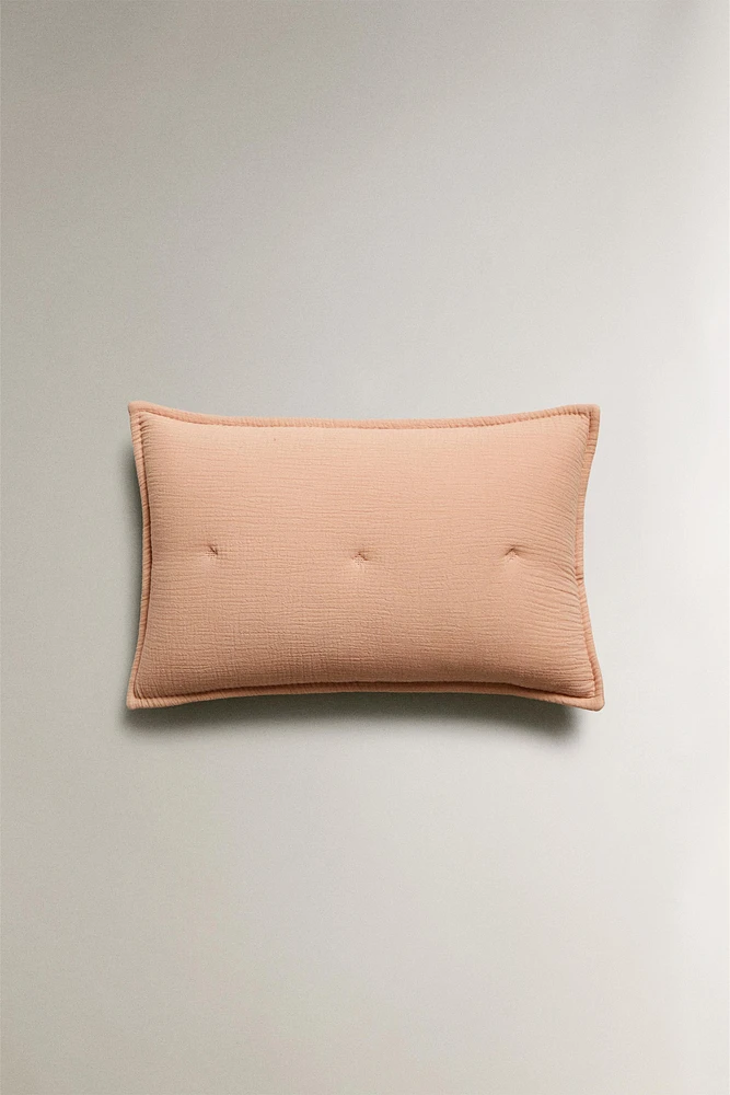 CHILDREN’S MUSLIN THROW PILLOW COVER