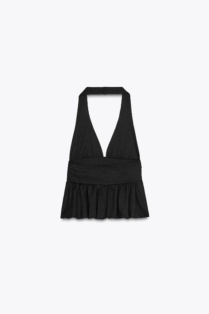 TOP HALTER VOLANTS