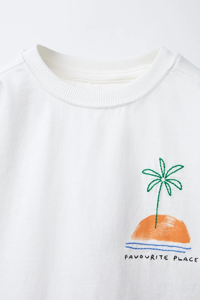 EMBROIDERED T-SHIRT