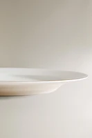 ASSIETTE PLATE PORCELAINE BONE CHINA BORD