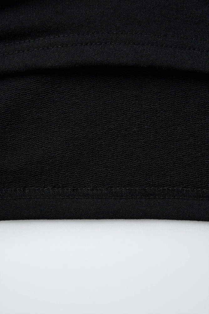 FLOCKED VARSITY T-SHIRT