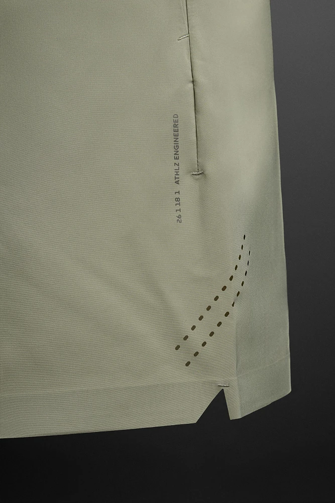 LIGHTWEIGHT PERFORATED SHORTS