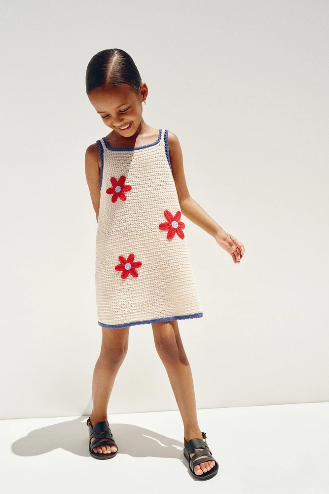FLORAL KNIT DRESS