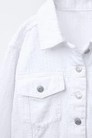 WORN EFFECT DENIM JACKET