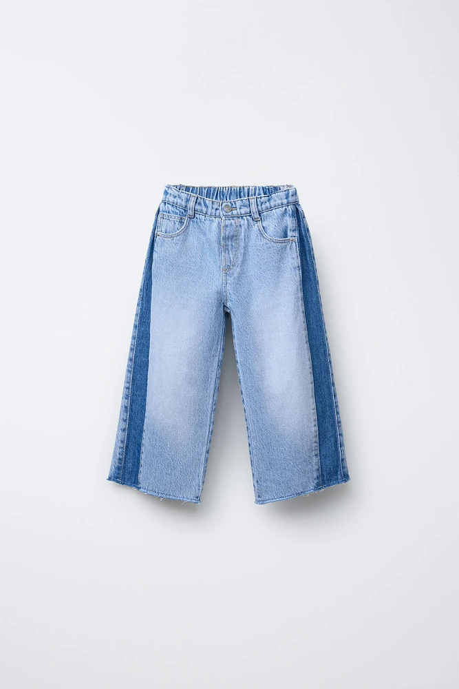 COMBINED WIDE LEG JEANS