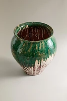 VASE CÉRAMIQUE VIEILLI
