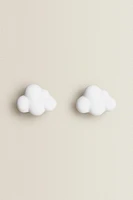 LOT BOUTONS DE PORTE ENFANTS NUAGE (LOT DE 2)