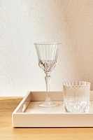 ENGRAVED CRYSTALLINE WATER GLASS