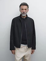 Veste fermeture Éclair 100 % coton