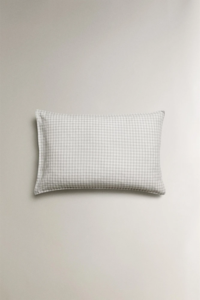 TAIE D’OREILLER ENFANT CARREAUX VICHY
