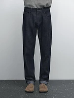 Jean tapered en coton mélangé