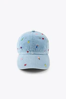 CASQUETTE EN JEAN BRODÉE