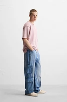 REVERSE EFFECT KNIT T-SHIRT