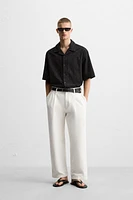 CHEMISE À BRODERIES GÉOMÉTRIQUES