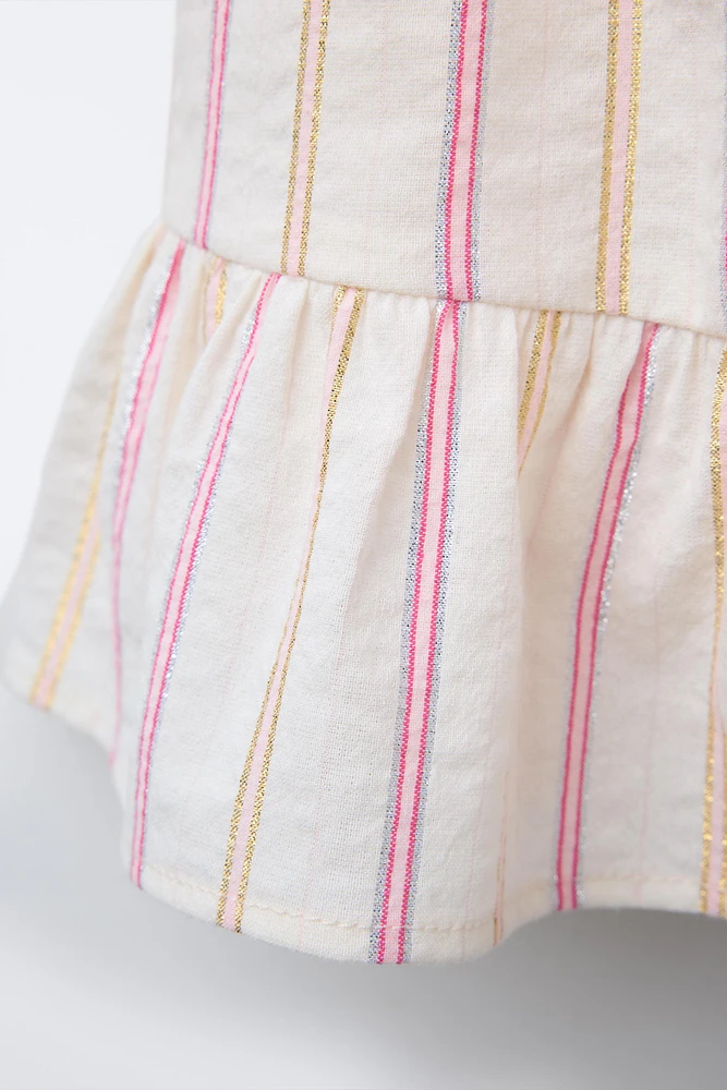 SPARKLY STRIPED DRESS