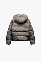 WATER AND WIND PROTECTION SHORT QUILTED ANORAK