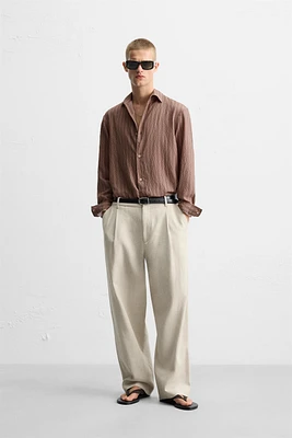 CHEMISE FLUIDE À RAYURES