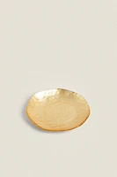 ASSIETTE À PAIN VERRE RECYCLABLE DORÉ