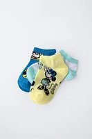 THREE-PACK OF MICKEY MOUSE © DISNEY LOW-CUT SOCKS