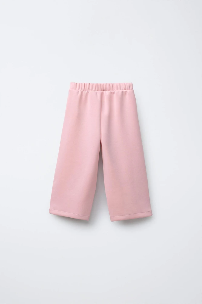 PANTALON DROIT TECHNIQUE AVEC BANDES LATÉRALES