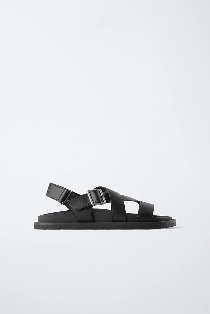 BUCKLED SANDALS