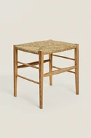 ASH WOOD AND SEAGRASS BENCH