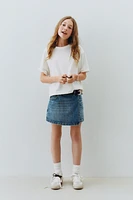 DENIM SKORT