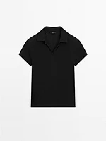 Polo 100 % coton à manches courtes