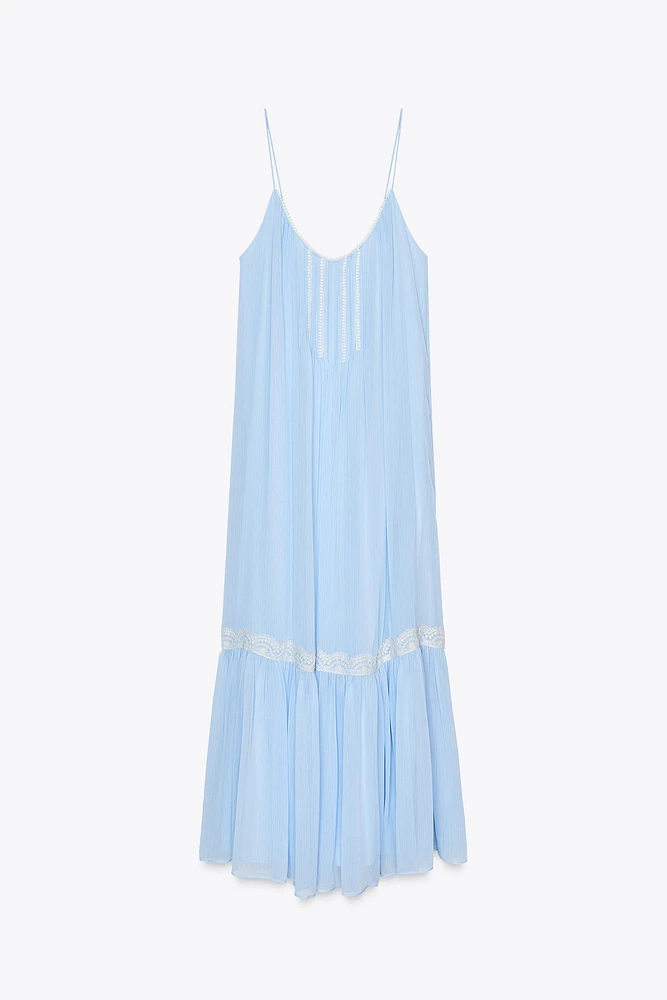 MIDI SLIP DRESS