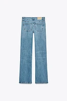 TRF LOW RISE BOOTCUT JEANS