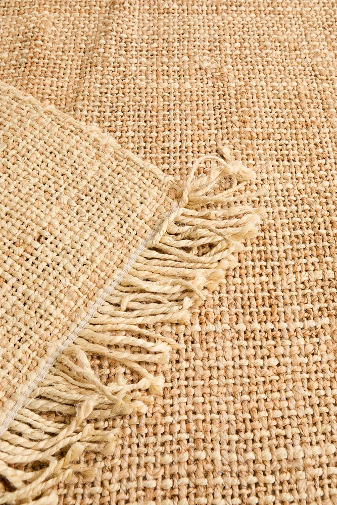 TAPIS JUTE FRANGES