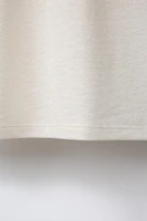 TEXTURED RAISED TEXT T-SHIRT