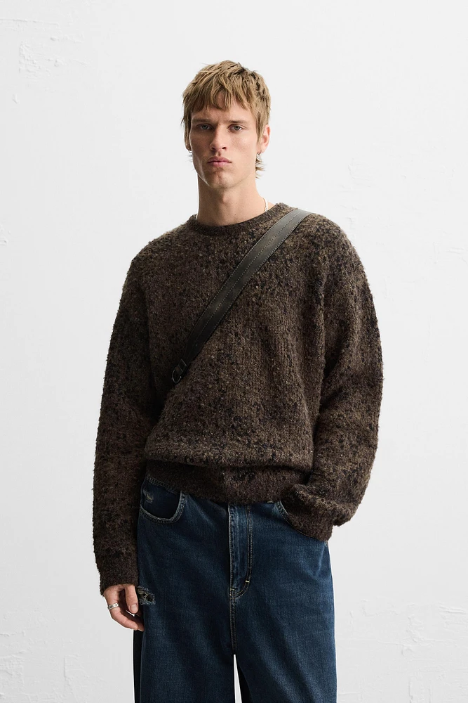 PIXELATED JACQUARD SWEATER