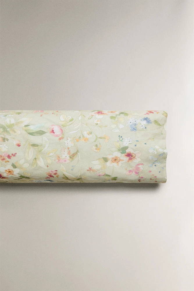 TAIE D’OREILLER IMPRIMÉ FLORAL