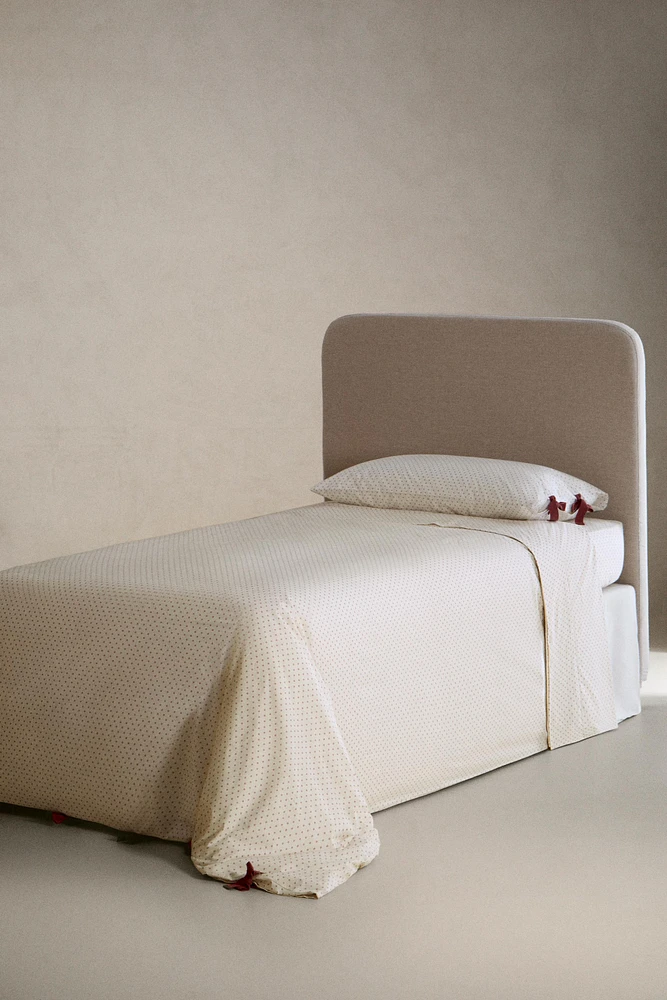 DRAP-HOUSSE ENFANT MINI-FLEUR