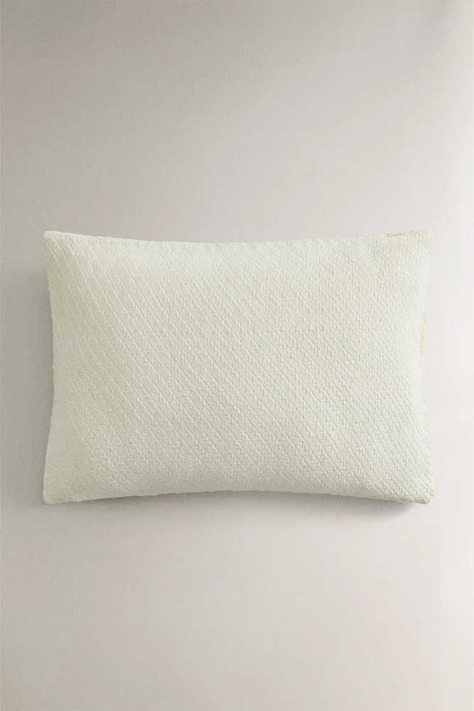 JUTE THROW PILLOW COVER