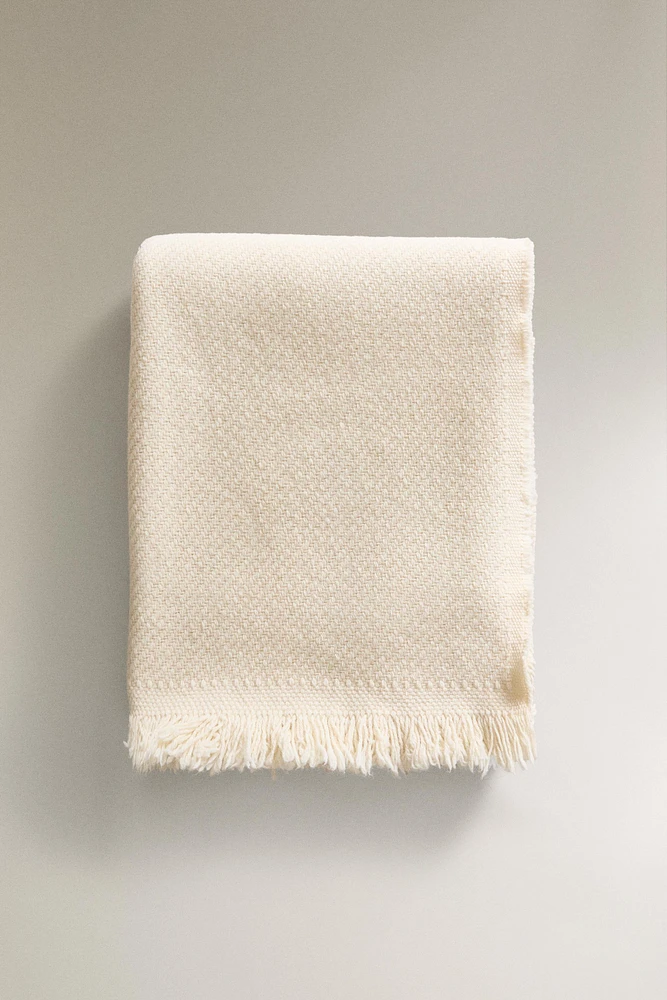 PLAID LAINE UNI FRANGES