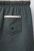 6-14 ANS/ SHORT DE BAIN TEXTURÉ