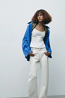 TOP HALTER RIB