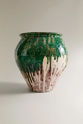 VASE CÉRAMIQUE VIEILLI