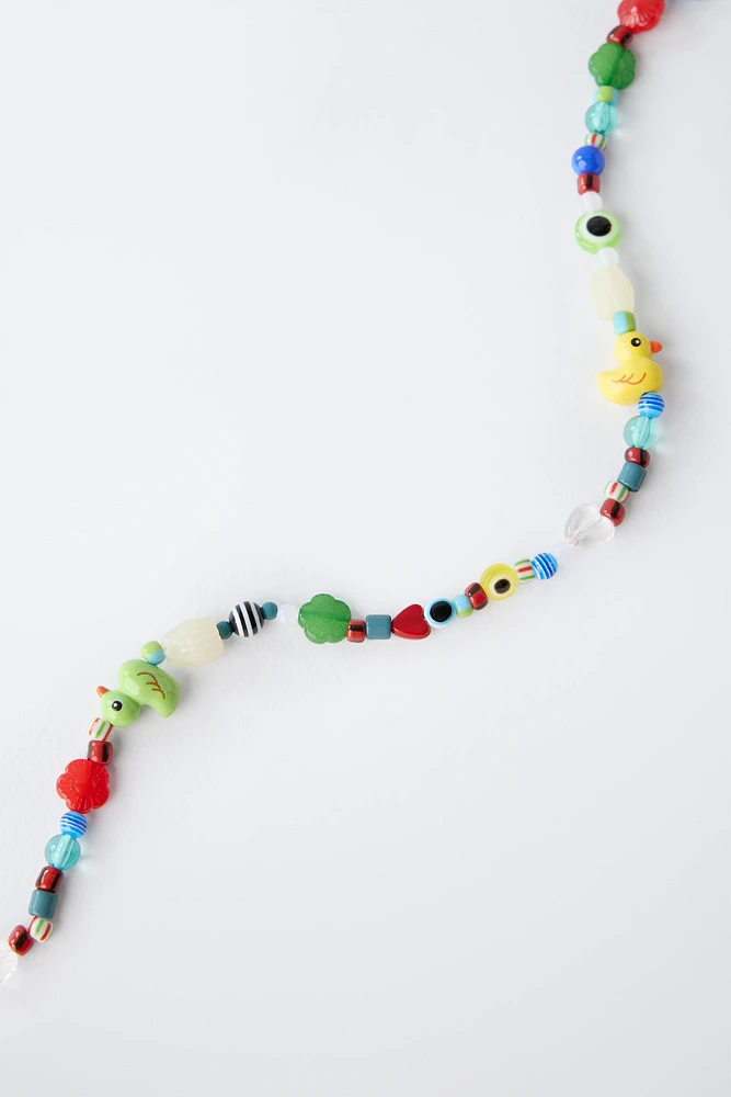 DUCKLING BEAD NECKLACE